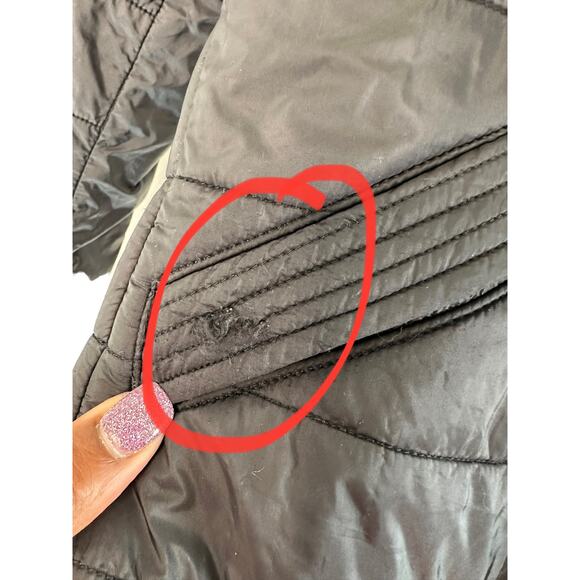 Lululemon Black Gray Reversible Lightweight The Bomb Bomber Jacket Size 4 - Picture 4 of 15